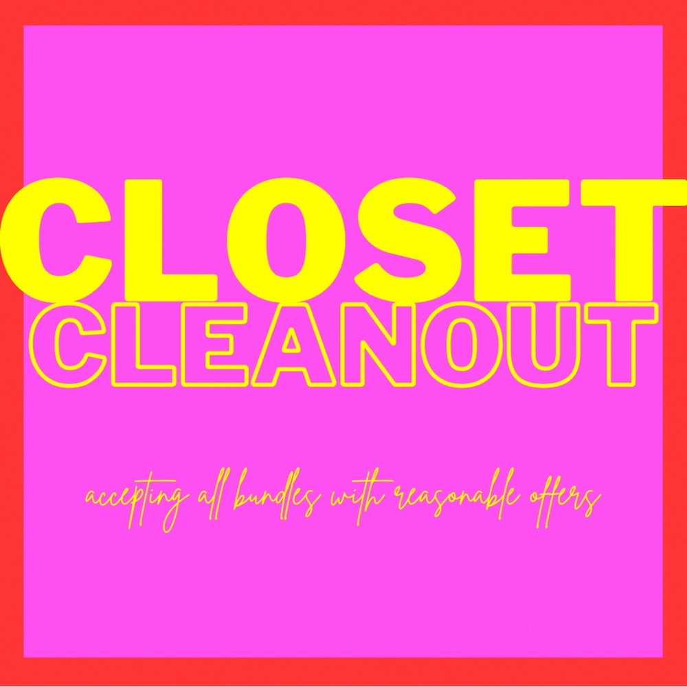 CLOSET CLEANOUT